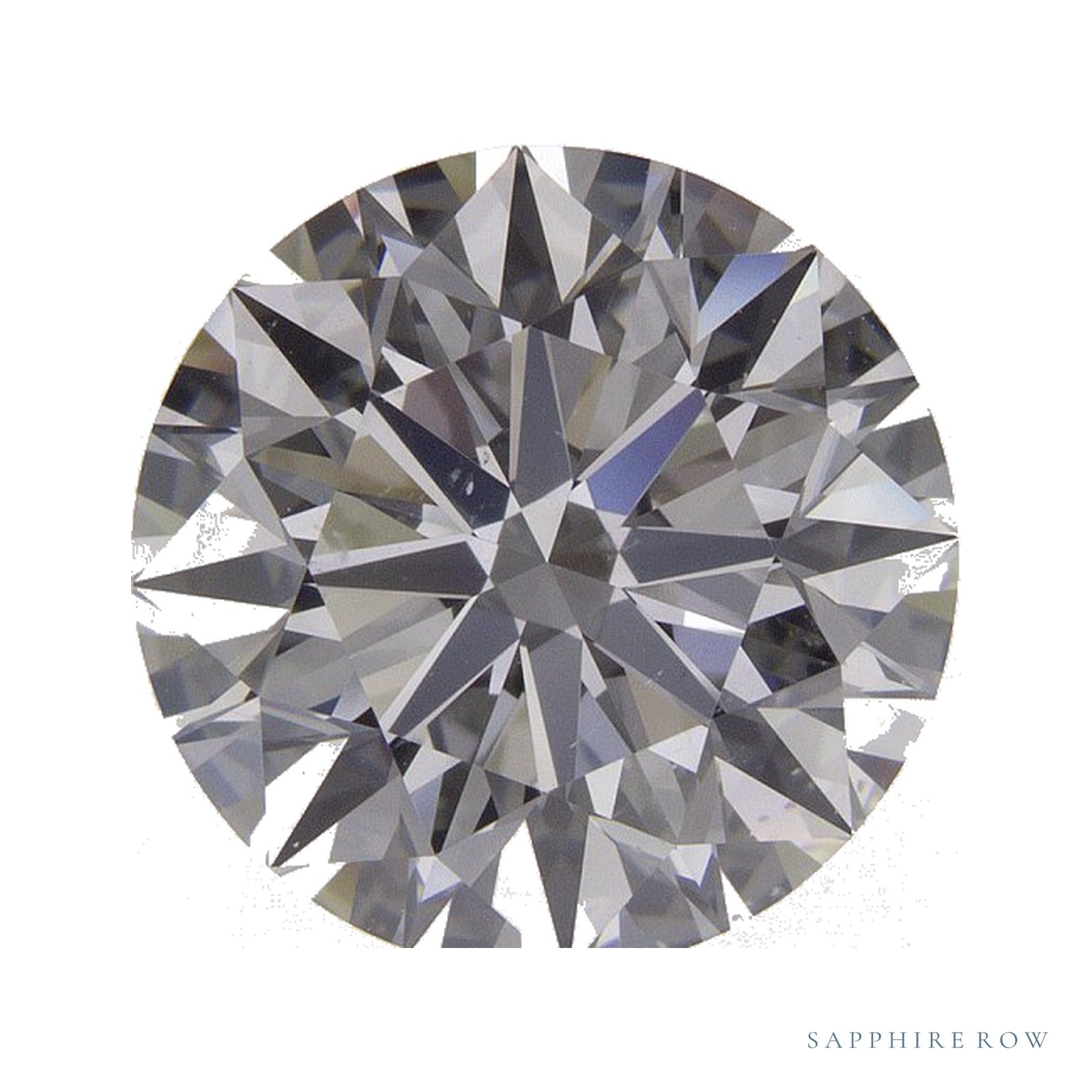 3.90 ct natural diamond, round cut | Sapphire Row · cut4