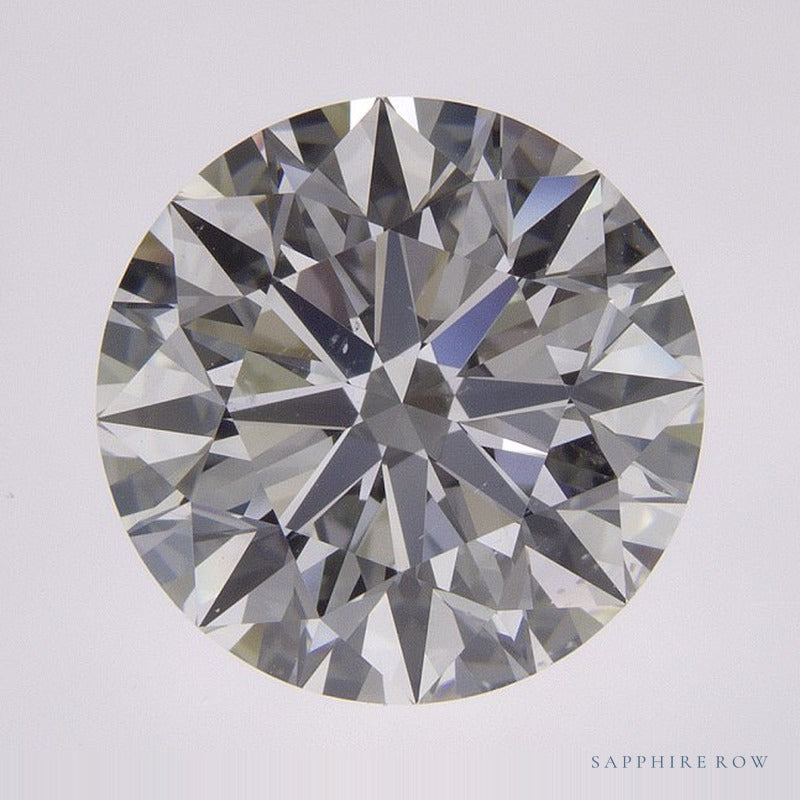 3.90 ct natural diamond, round cut | Sapphire Row · cut7
