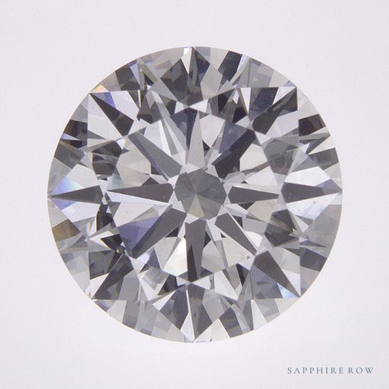 3.86 ct lab-grown diamond, round cut | Sapphire Row · cut7