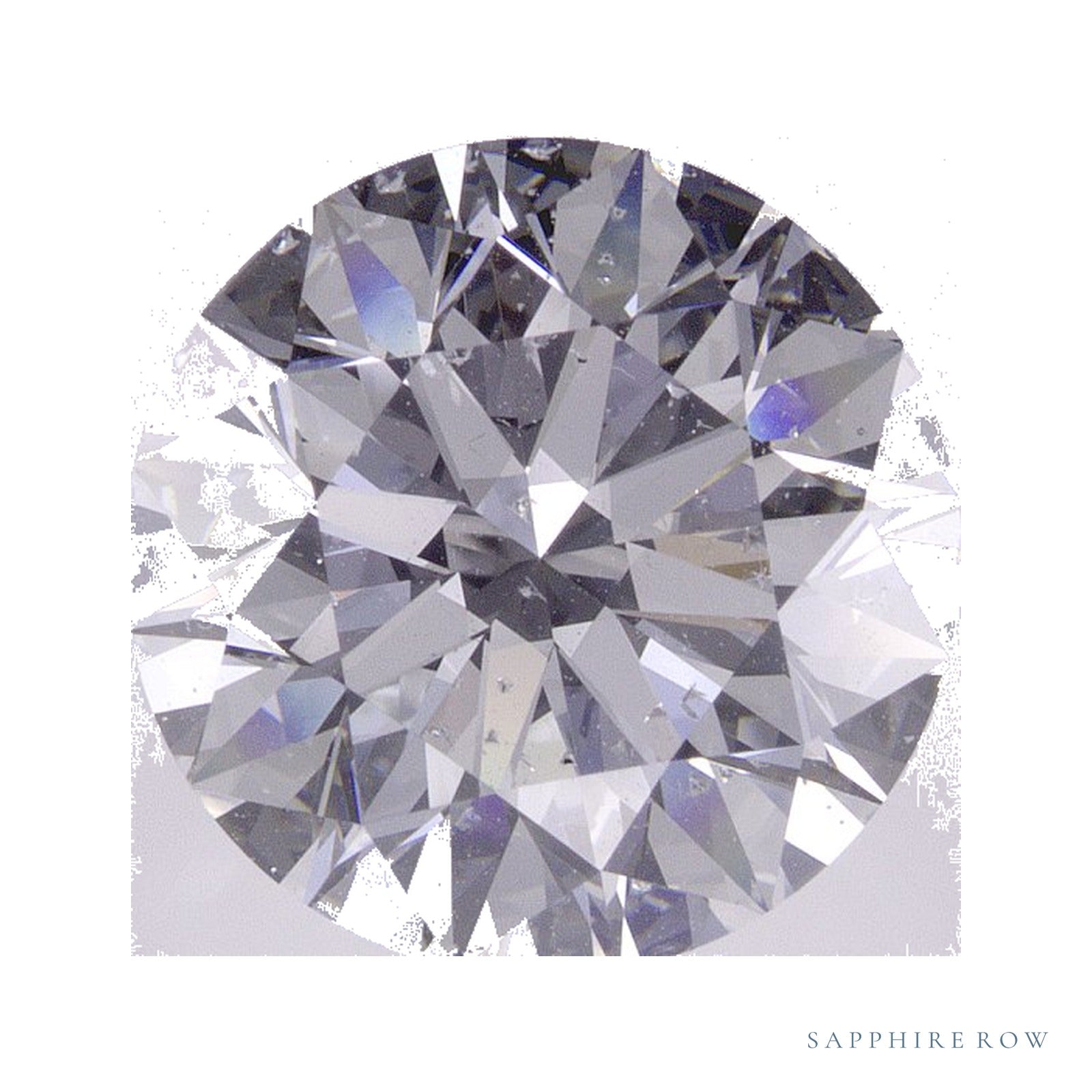3.70 ct natural diamond, round cut | Sapphire Row · cut4