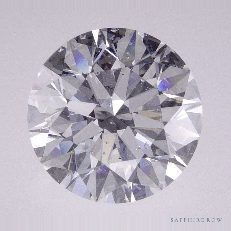 3.70 ct natural diamond, round cut | Sapphire Row · cut7