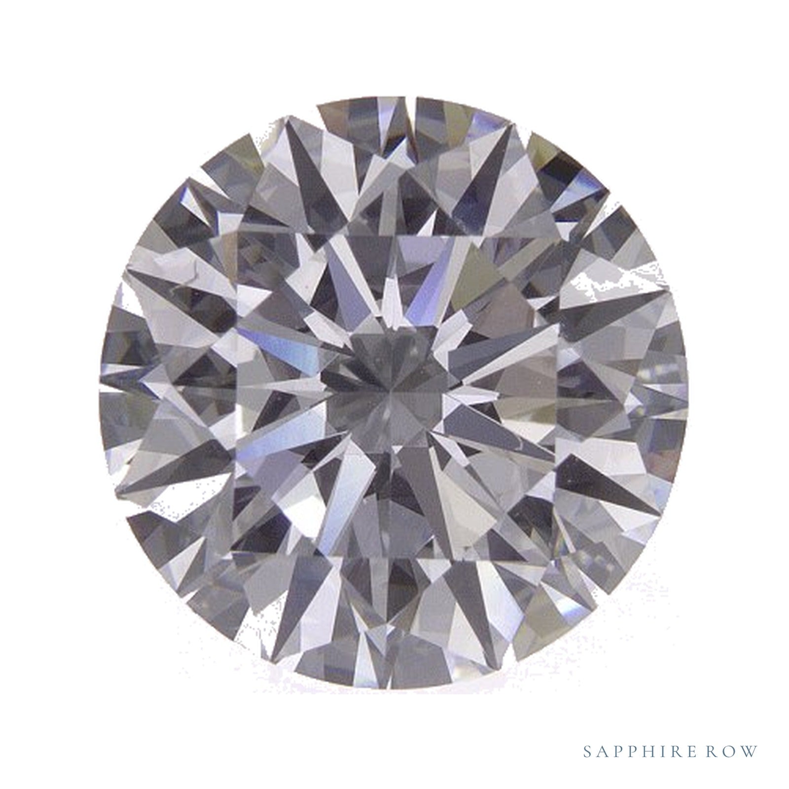 3.63 ct Round Lab-Grown Diamond – E VVS2 — Sapphire Row · cut · cut2 · cut3 · cut4