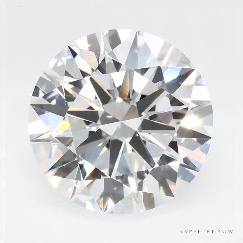 3.62 ct lab-grown diamond, round cut | Sapphire Row · cut7