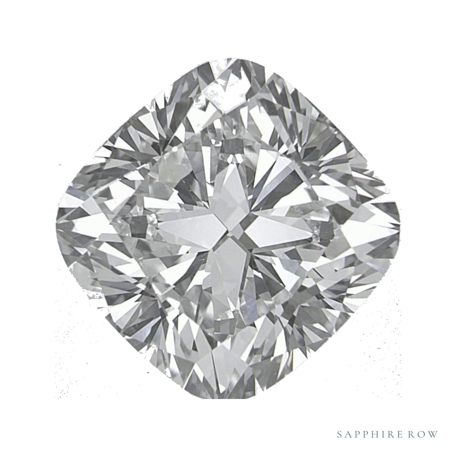 3.60 ct Cushion Lab-Grown Diamond – D VS1 — Sapphire Row · cut · cut2 · cut3 · cut4