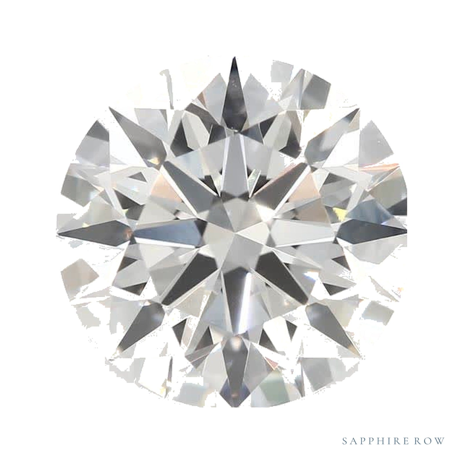 3.59 ct Round Lab-Grown Diamond – H VVS2 — Sapphire Row · cut · cut2 · cut3 · cut4