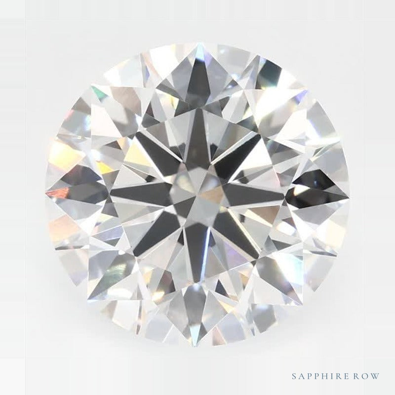 3.52 ct lab-grown diamond, round cut | Sapphire Row · cut7