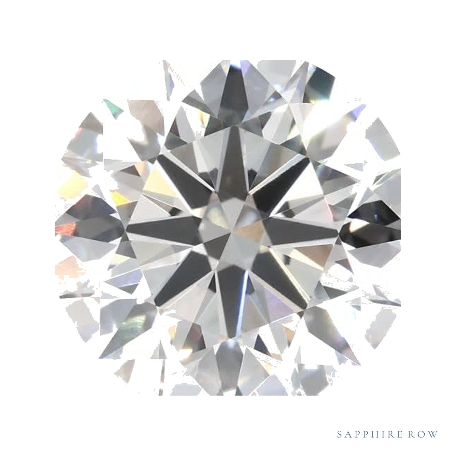 3.52 ct lab-grown diamond, round cut | Sapphire Row
