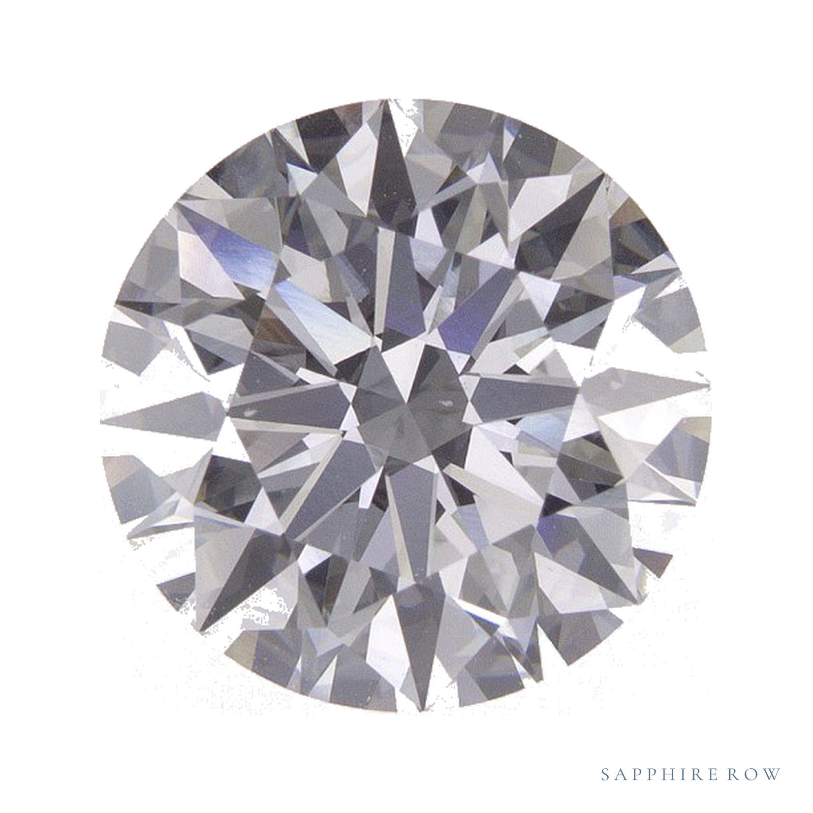 3.53 ct lab-grown diamond, round cut | Sapphire Row · cut4