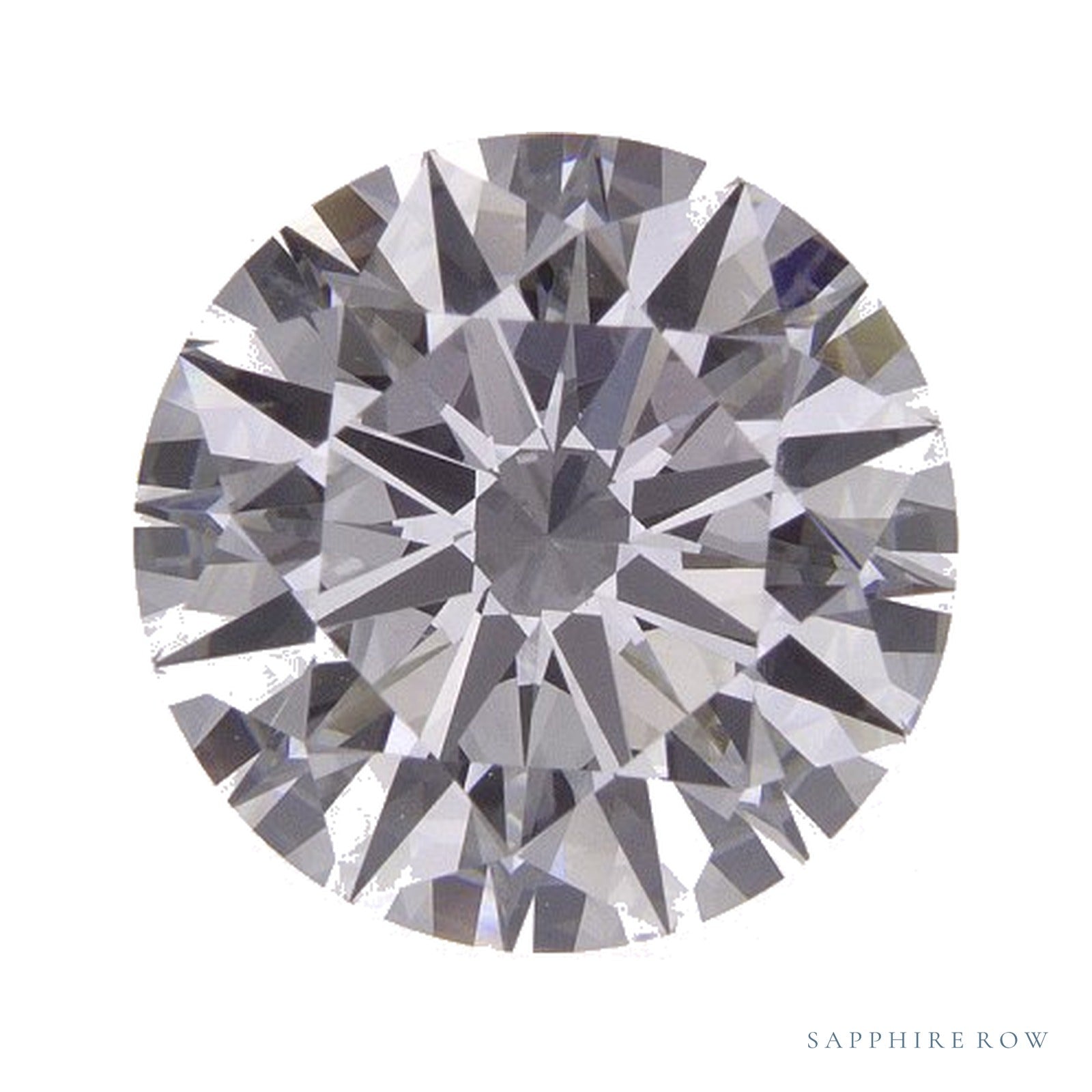 3.50 ct Round Lab-Grown Diamond – D VVS2 — Sapphire Row · cut · cut2 · cut3 · cut4