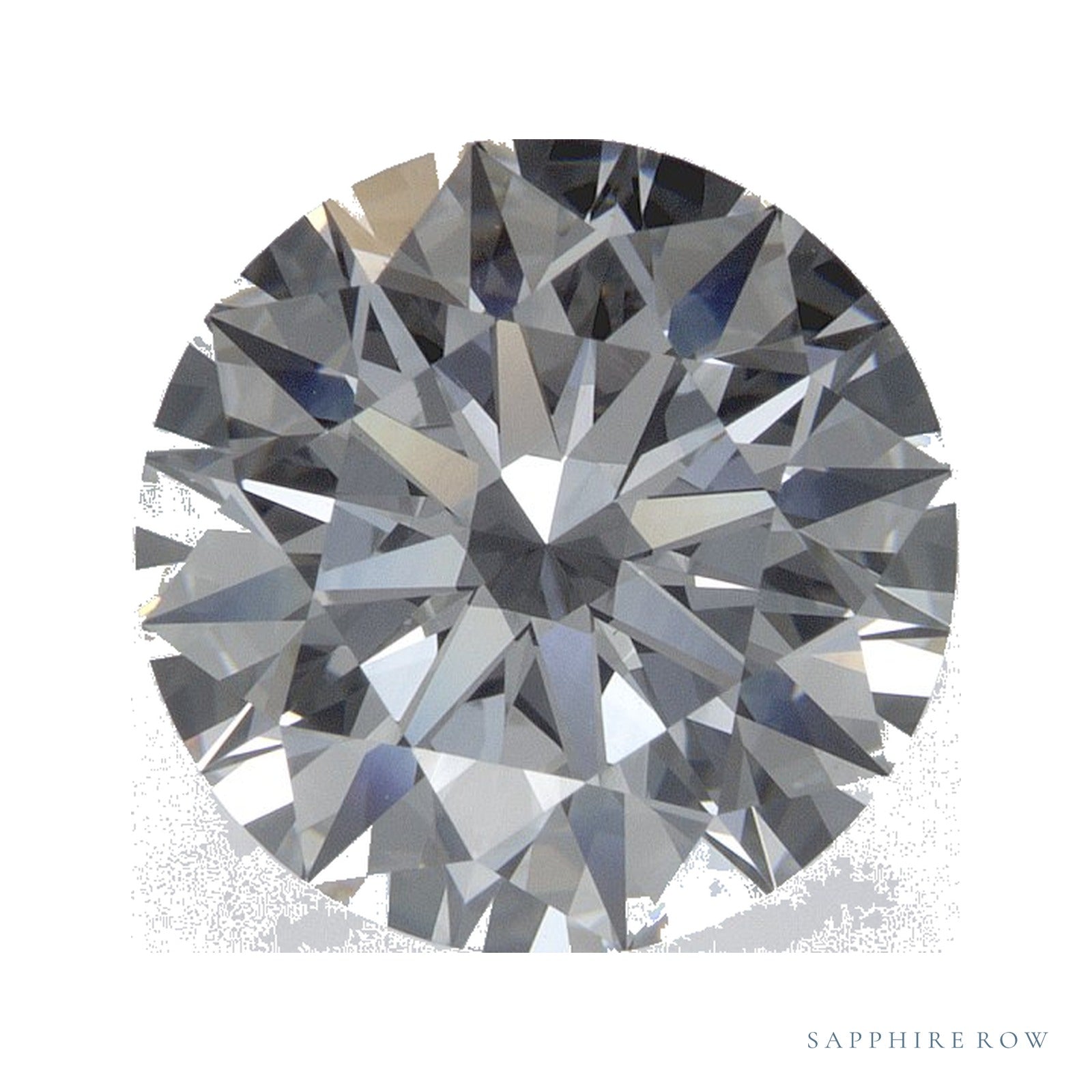 3.21 ct Round Lab-Grown Diamond – D VS1 — Sapphire Row · cut · cut2 · cut3 · cut4