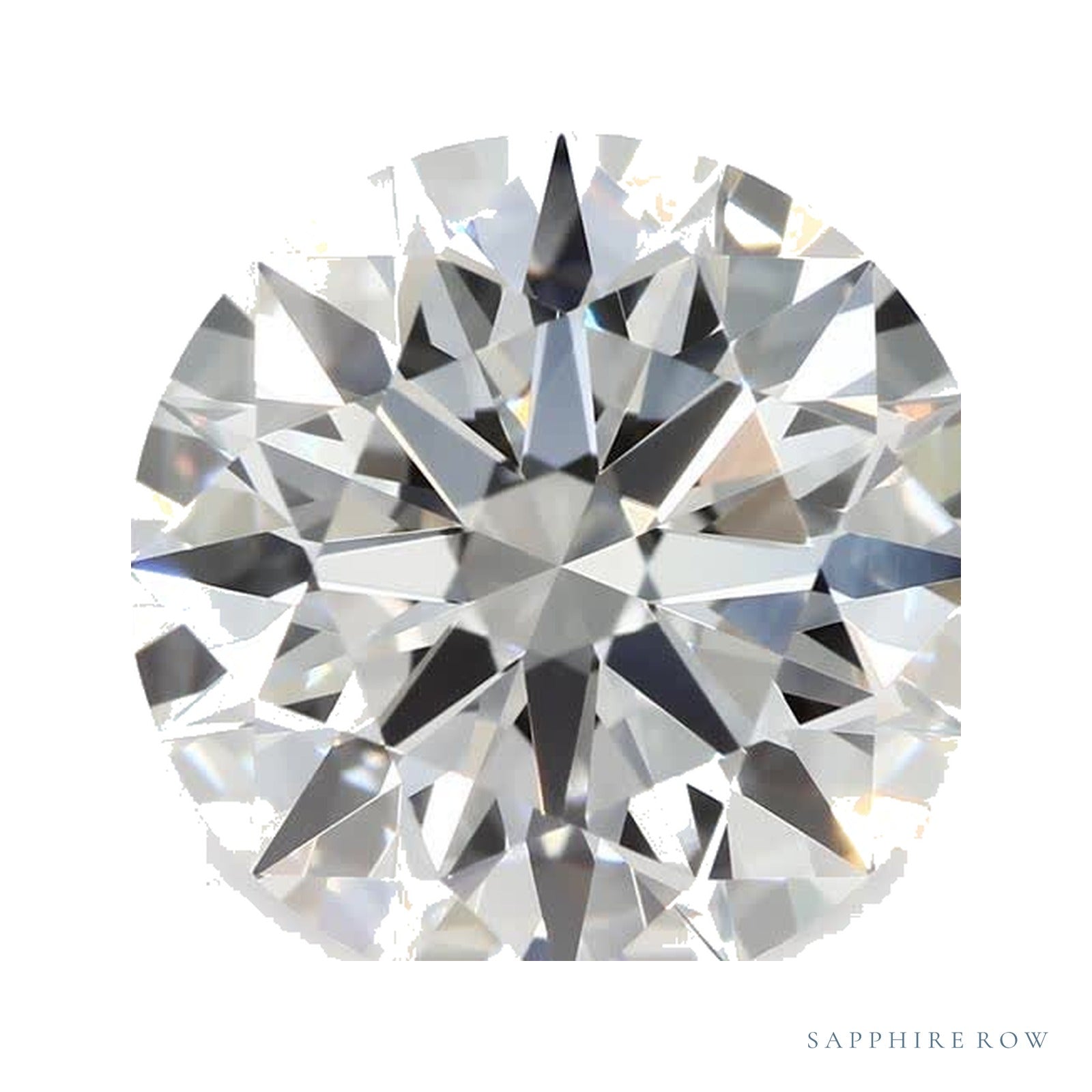 3.16 ct Round Lab-Grown Diamond – H VVS2 — Sapphire Row · cut · cut2 · cut3 · cut4