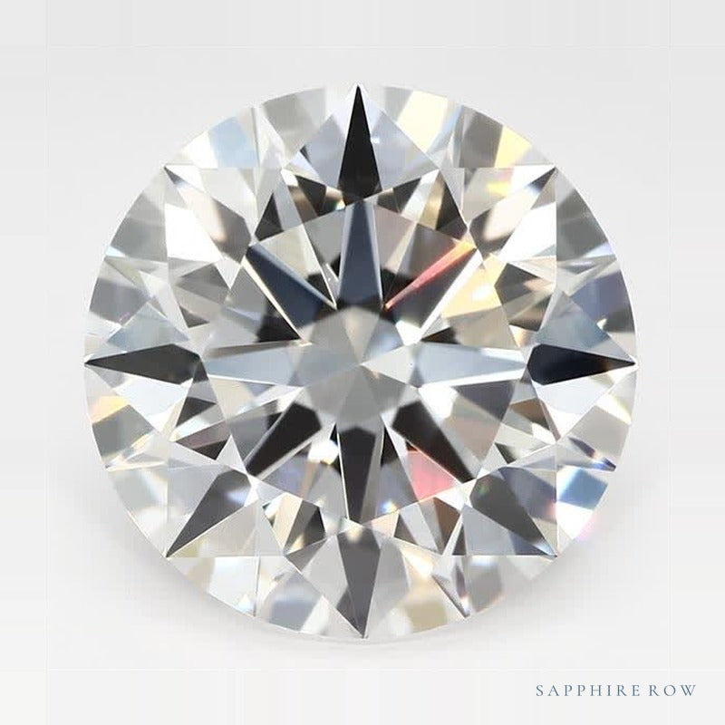 3.16 ct lab-grown diamond, round cut | Sapphire Row · cut7