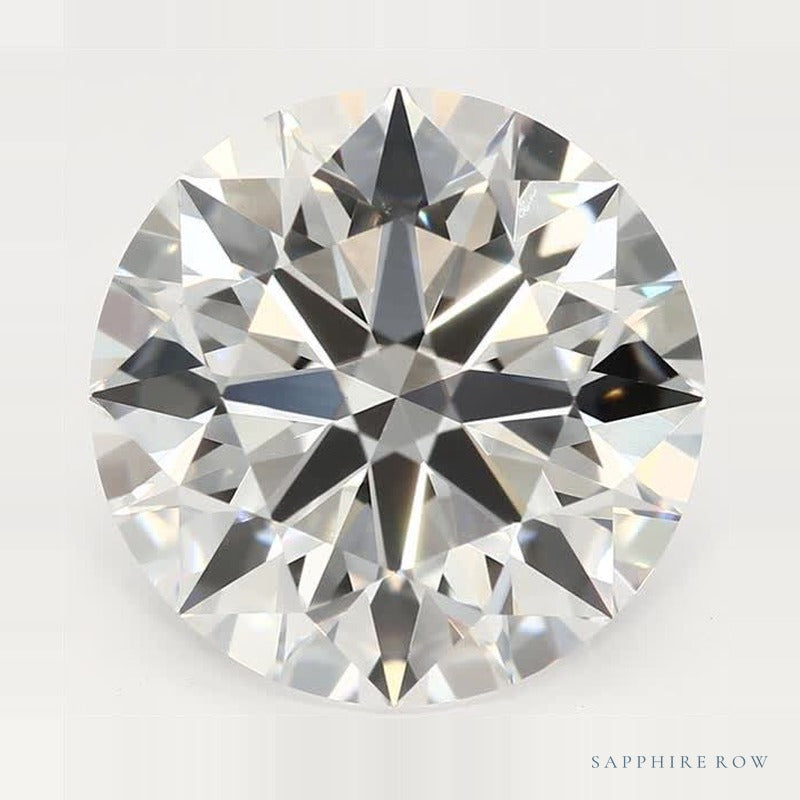 3.13 ct lab-grown diamond, round cut | Sapphire Row · cut7