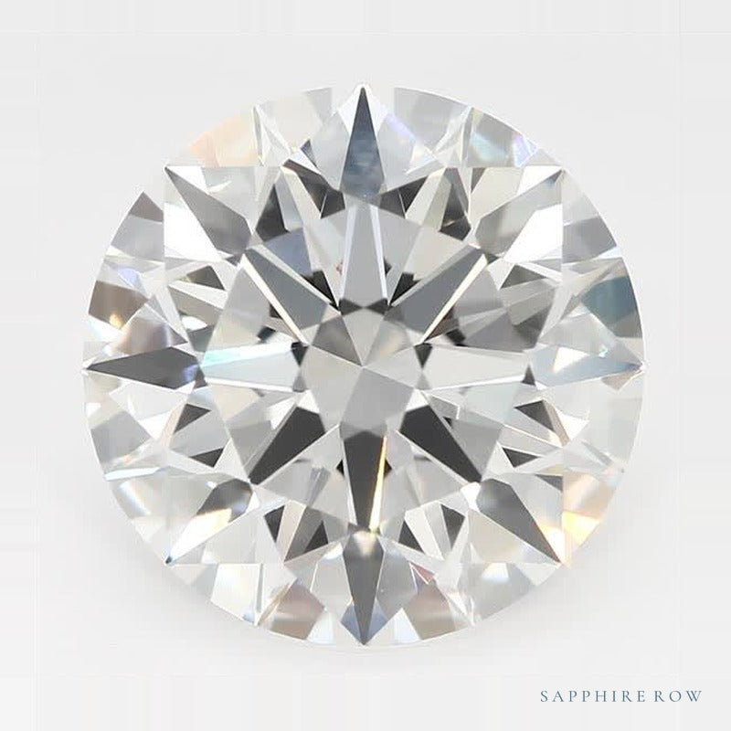 3.10 ct lab-grown diamond, round cut | Sapphire Row · cut7