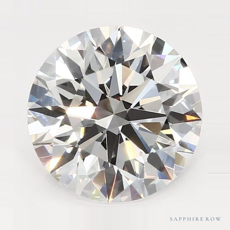3.10 ct lab-grown diamond, round cut | Sapphire Row · cut7