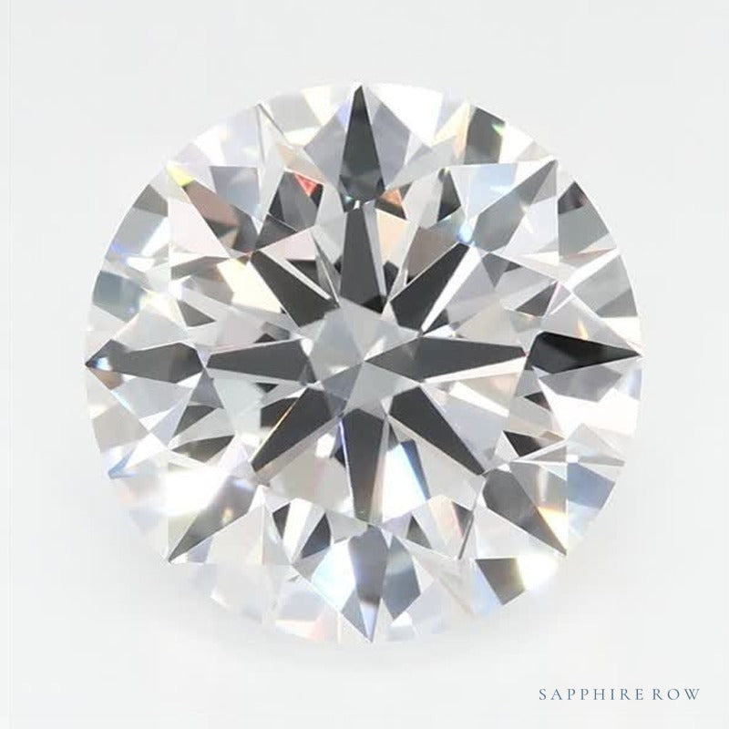 3.10 ct lab-grown diamond, round cut | Sapphire Row · cut7