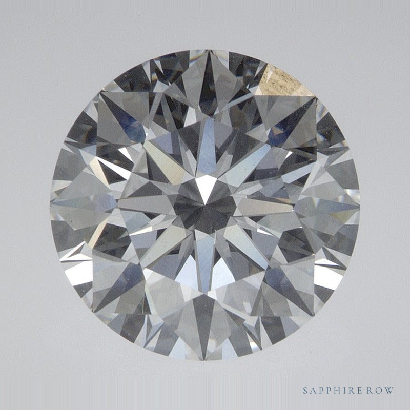 3.09 ct lab-grown diamond, round cut | Sapphire Row · cut7