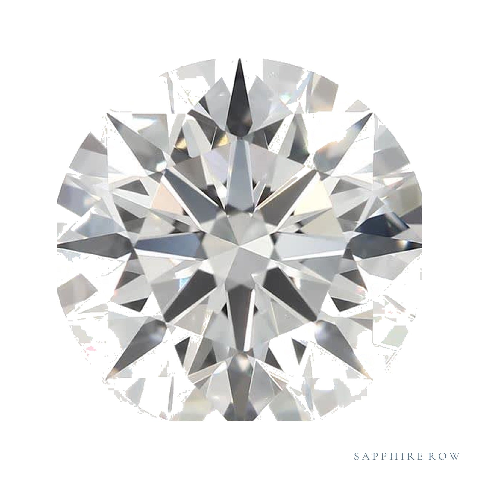 3.09 ct Round Lab-Grown Diamond – F VVS2 — Sapphire Row · cut · cut2 · cut3 · cut4