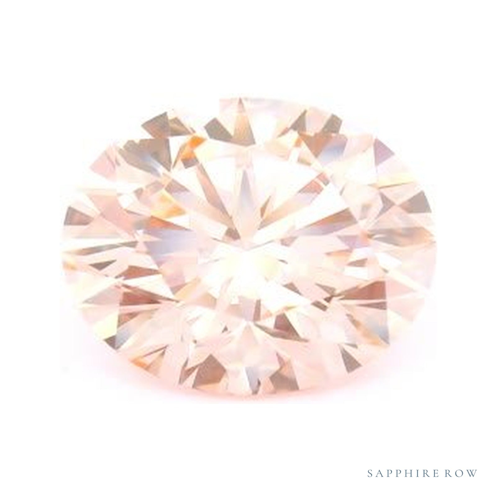 3.08 ct lab-grown diamond, round cut | Sapphire Row · cut4