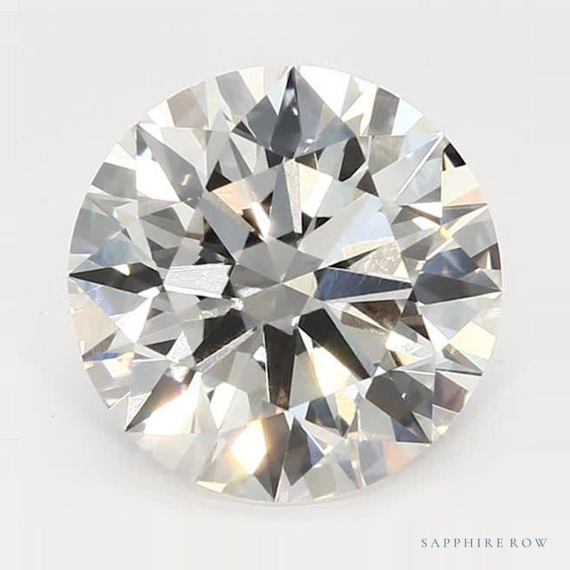 3.08 ct lab-grown diamond, round cut | Sapphire Row · cut7