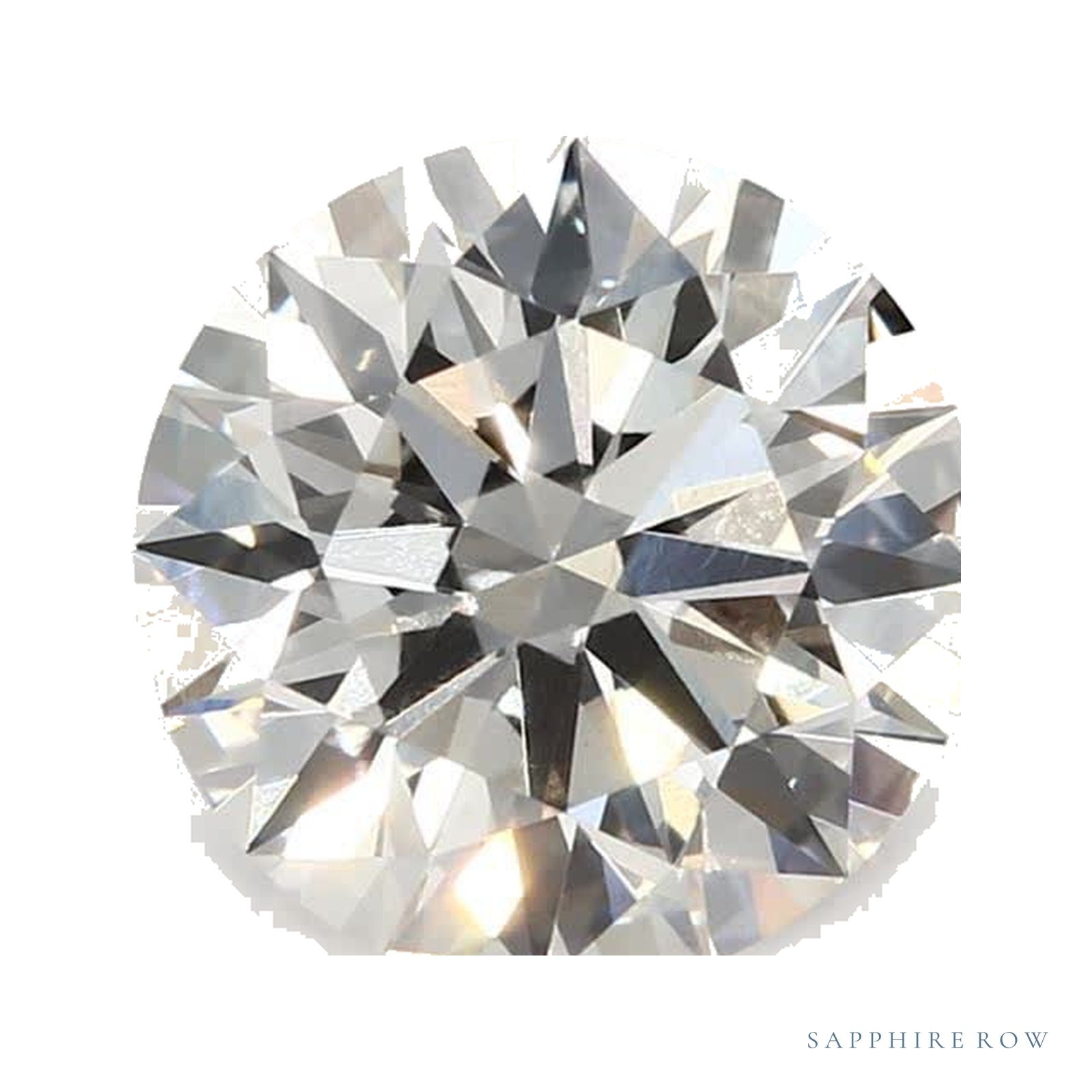 3.08 ct Round Lab-Grown Diamond – H VVS2 — Sapphire Row · cut · cut2 · cut3 · cut4