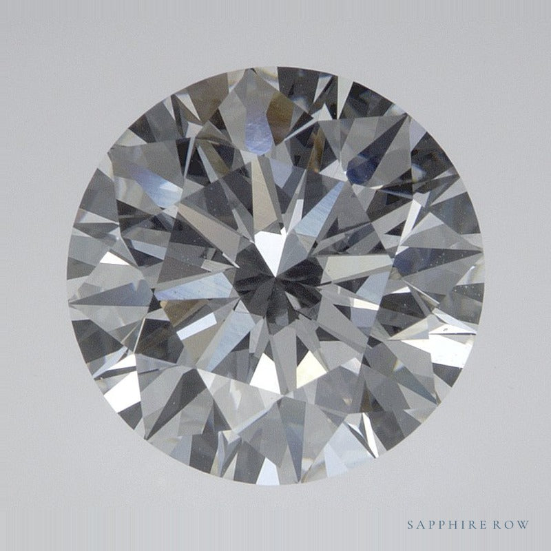 3.08 ct lab-grown diamond, round cut | Sapphire Row · cut7