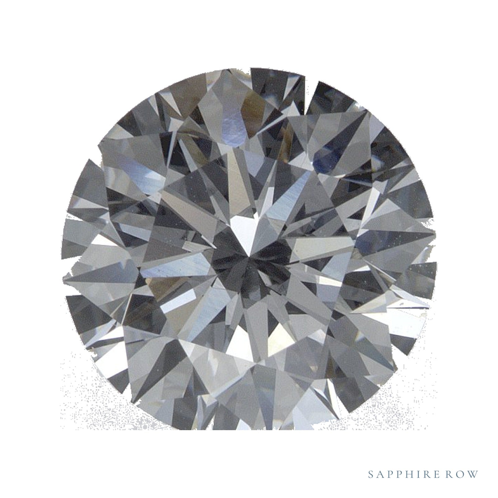 3.08 ct Round Lab-Grown Diamond – E VS1 — Sapphire Row · cut · cut2 · cut3 · cut4