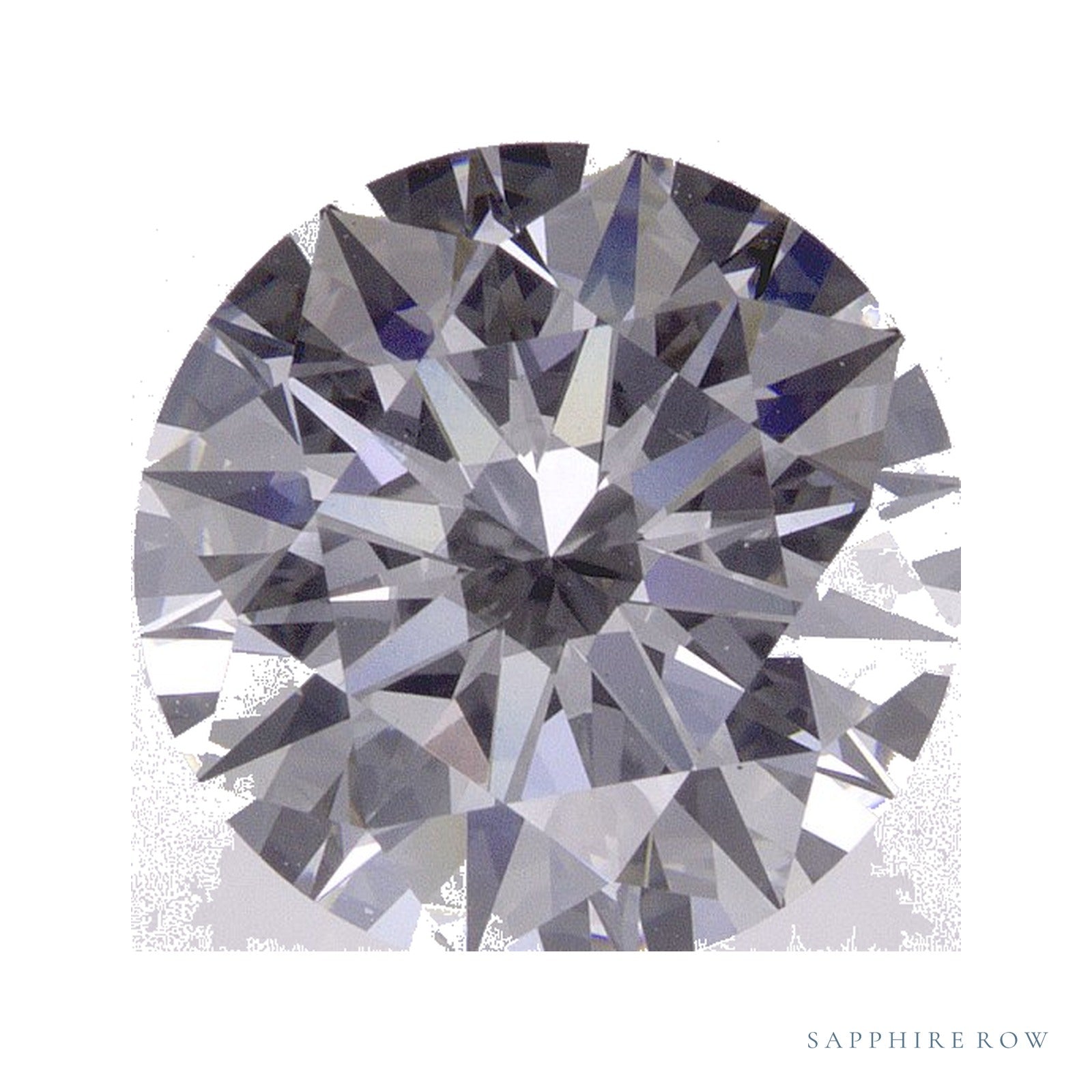 3.08 ct Round Lab-Grown Diamond – E VS1 — Sapphire Row · cut · cut2 · cut3 · cut4