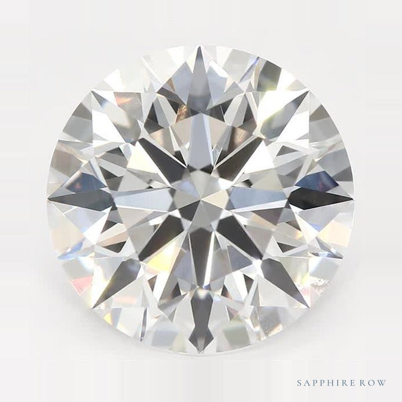 3.08 ct lab-grown diamond, round cut | Sapphire Row · cut7