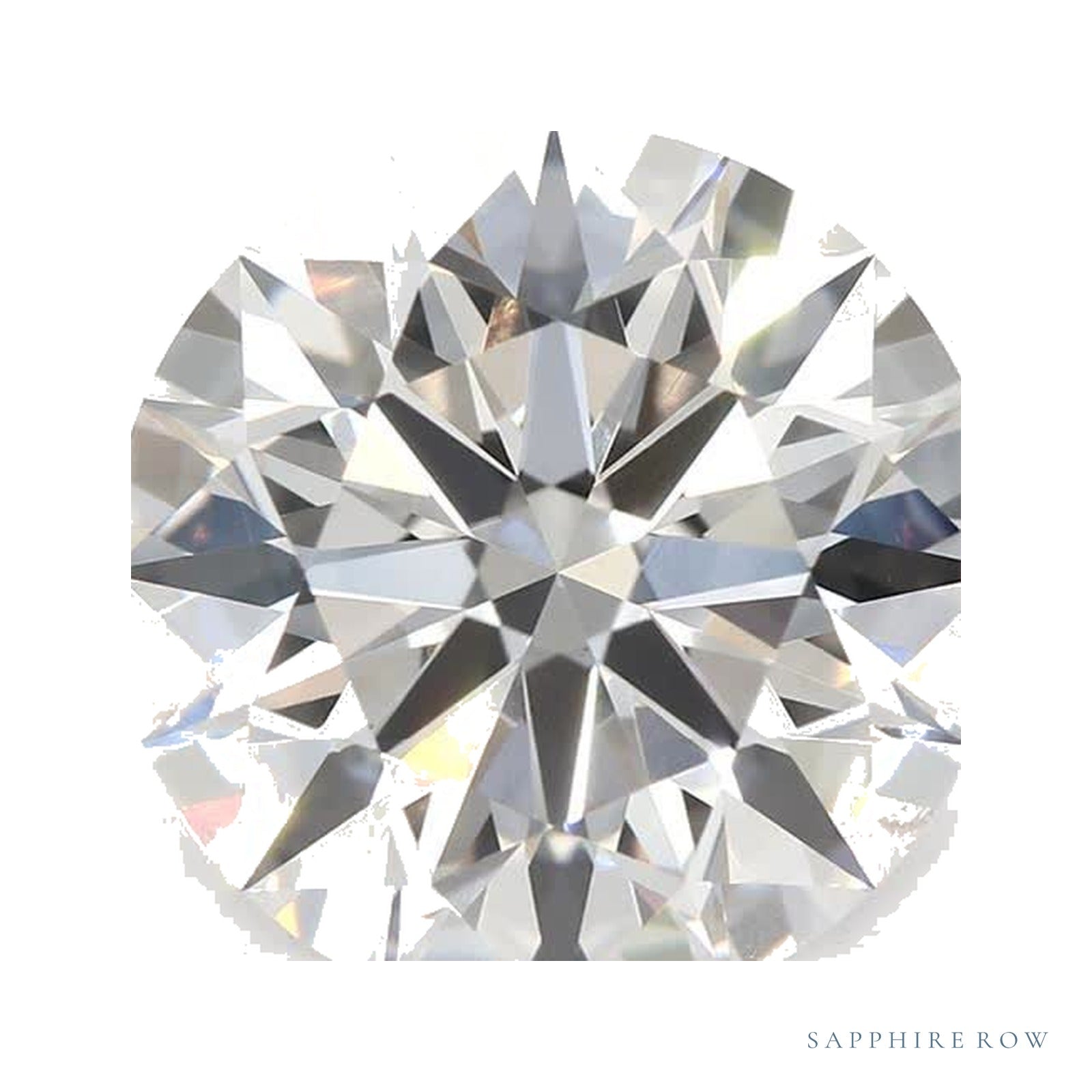 3.08 ct Round Lab-Grown Diamond – E VS1 — Sapphire Row · cut · cut2 · cut3 · cut4