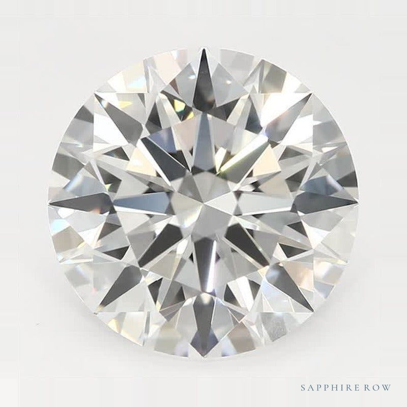 3.08 ct lab-grown diamond, round cut | Sapphire Row · cut7