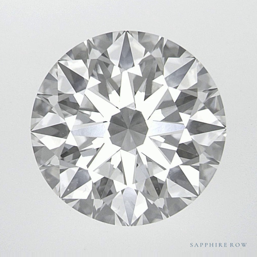 3.08 ct lab-grown diamond, round cut | Sapphire Row · cut7