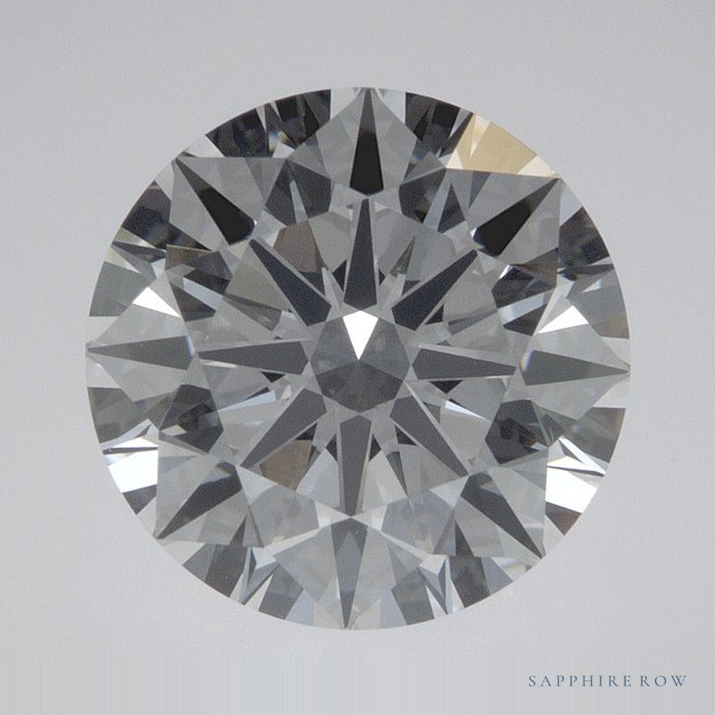3.07 ct lab-grown diamond, round cut | Sapphire Row · cut7