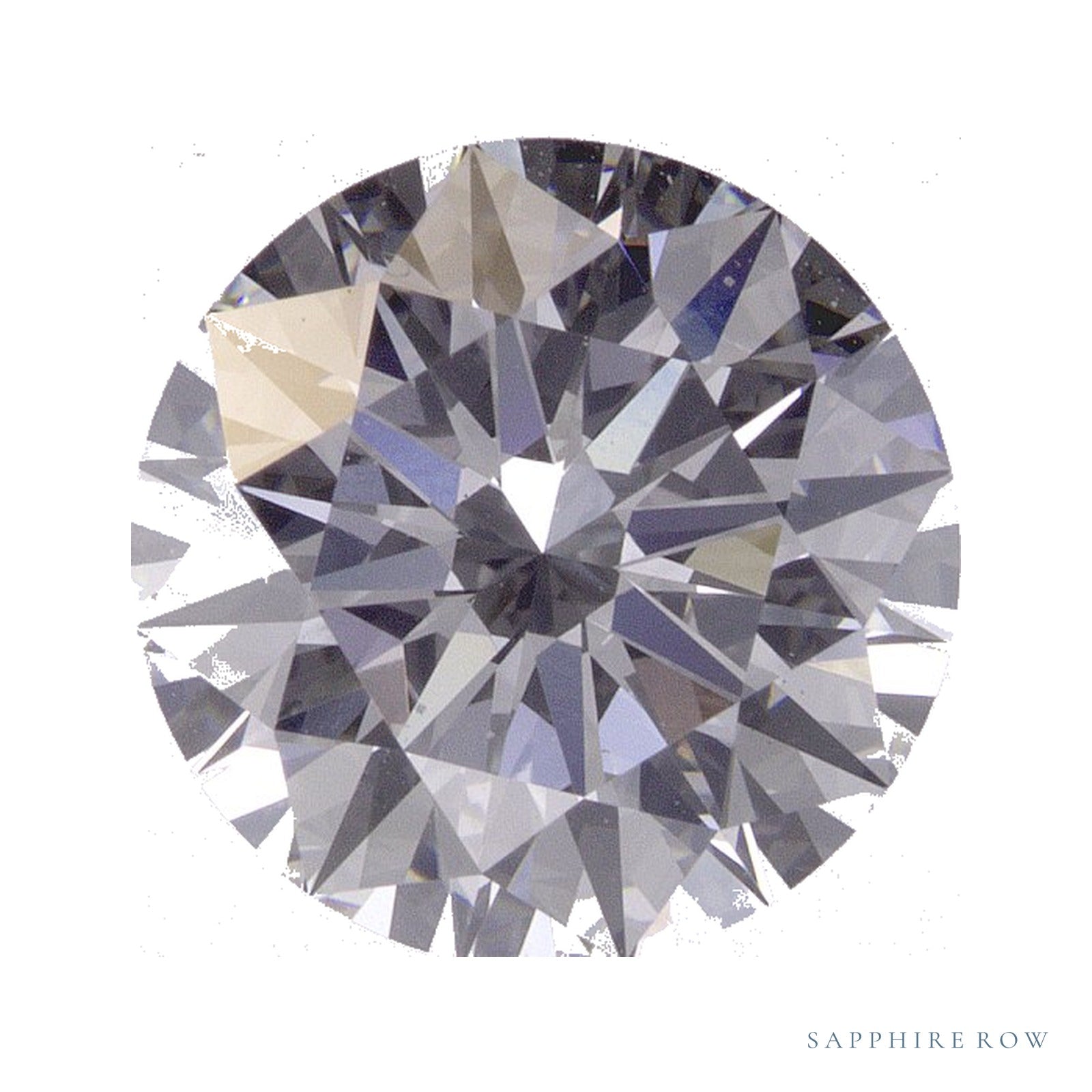 3.07 ct lab-grown diamond, round cut | Sapphire Row · cut4