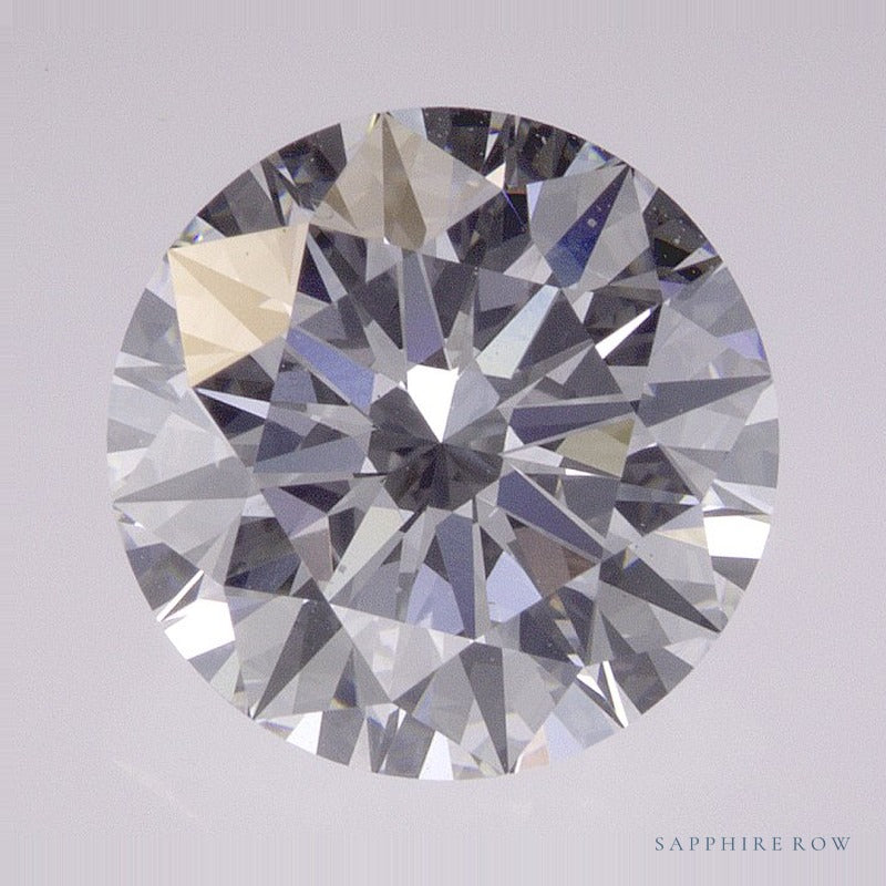 3.07 ct lab-grown diamond, round cut | Sapphire Row · cut7