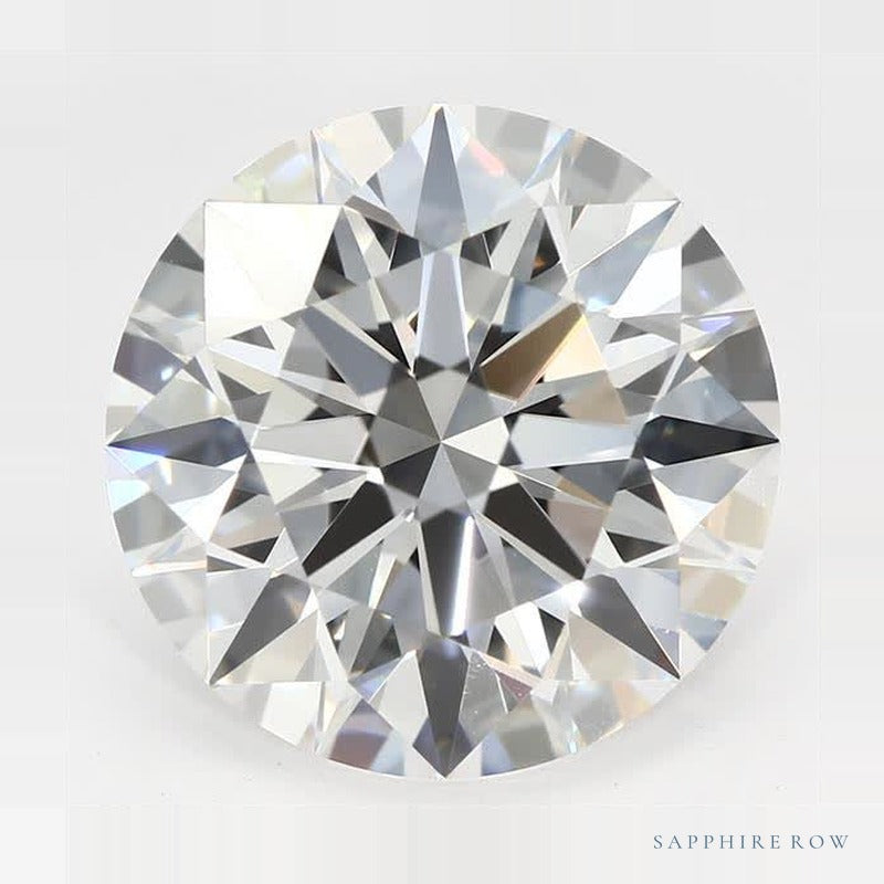 3.07 ct lab-grown diamond, round cut | Sapphire Row · cut7