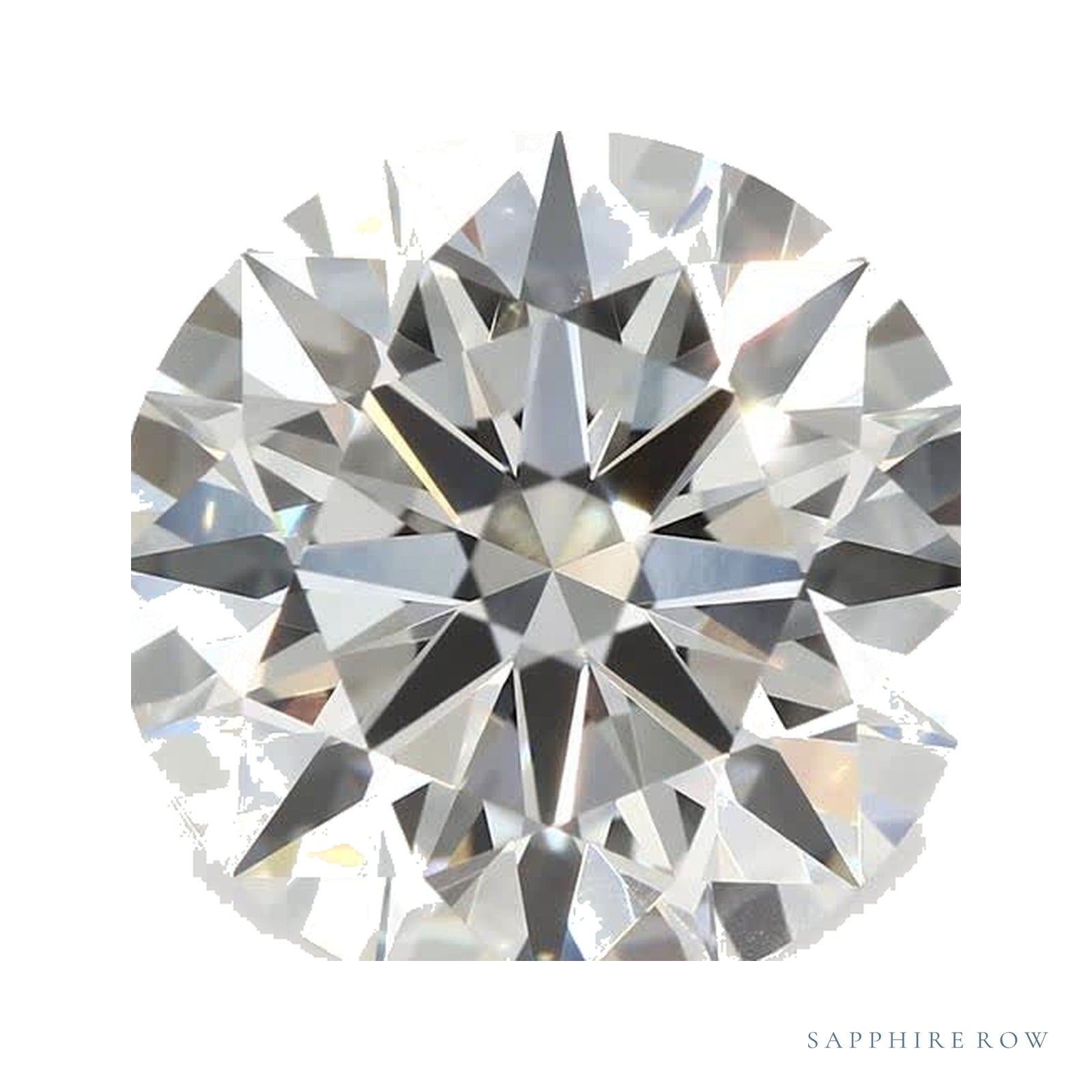 3.07 ct Round Lab-Grown Diamond – H VVS2 — Sapphire Row · cut · cut2 · cut3 · cut4