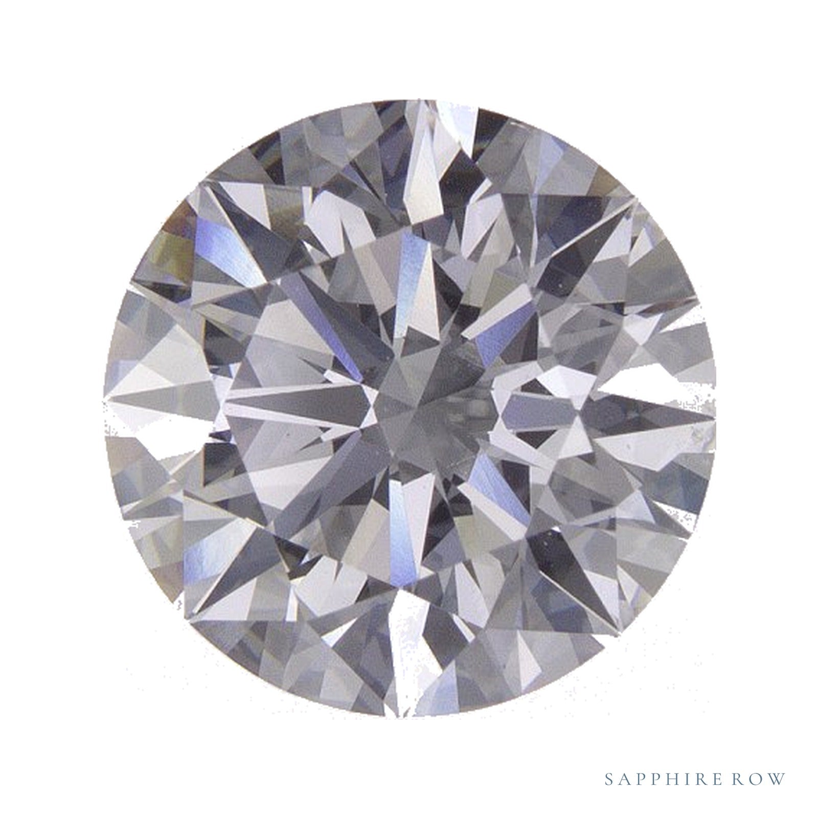 3.07 ct lab-grown diamond, round cut | Sapphire Row · cut4