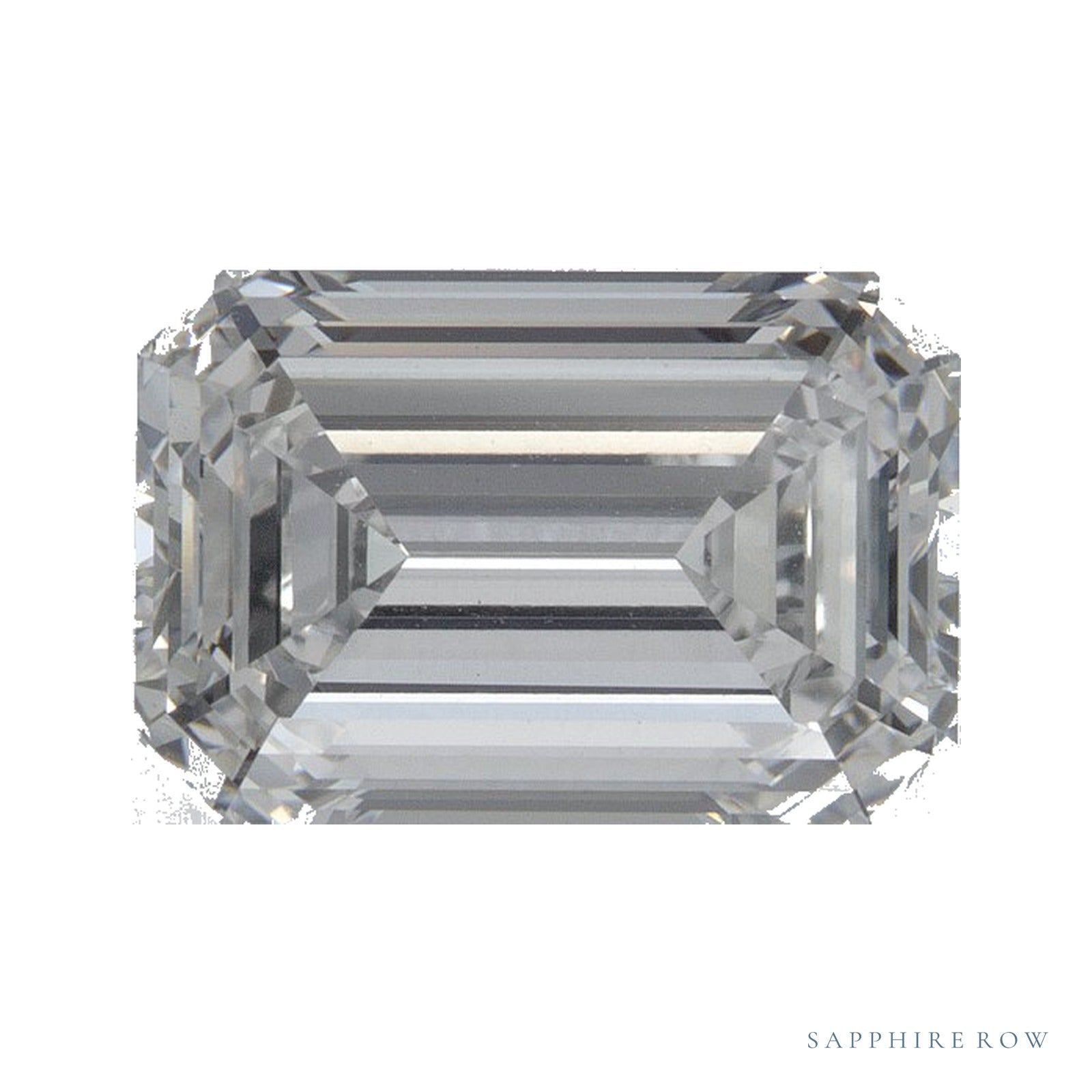 3.07 ct Emerald Lab-Grown Diamond – E VS1 — Sapphire Row · cut · cut2 · cut3 · cut4