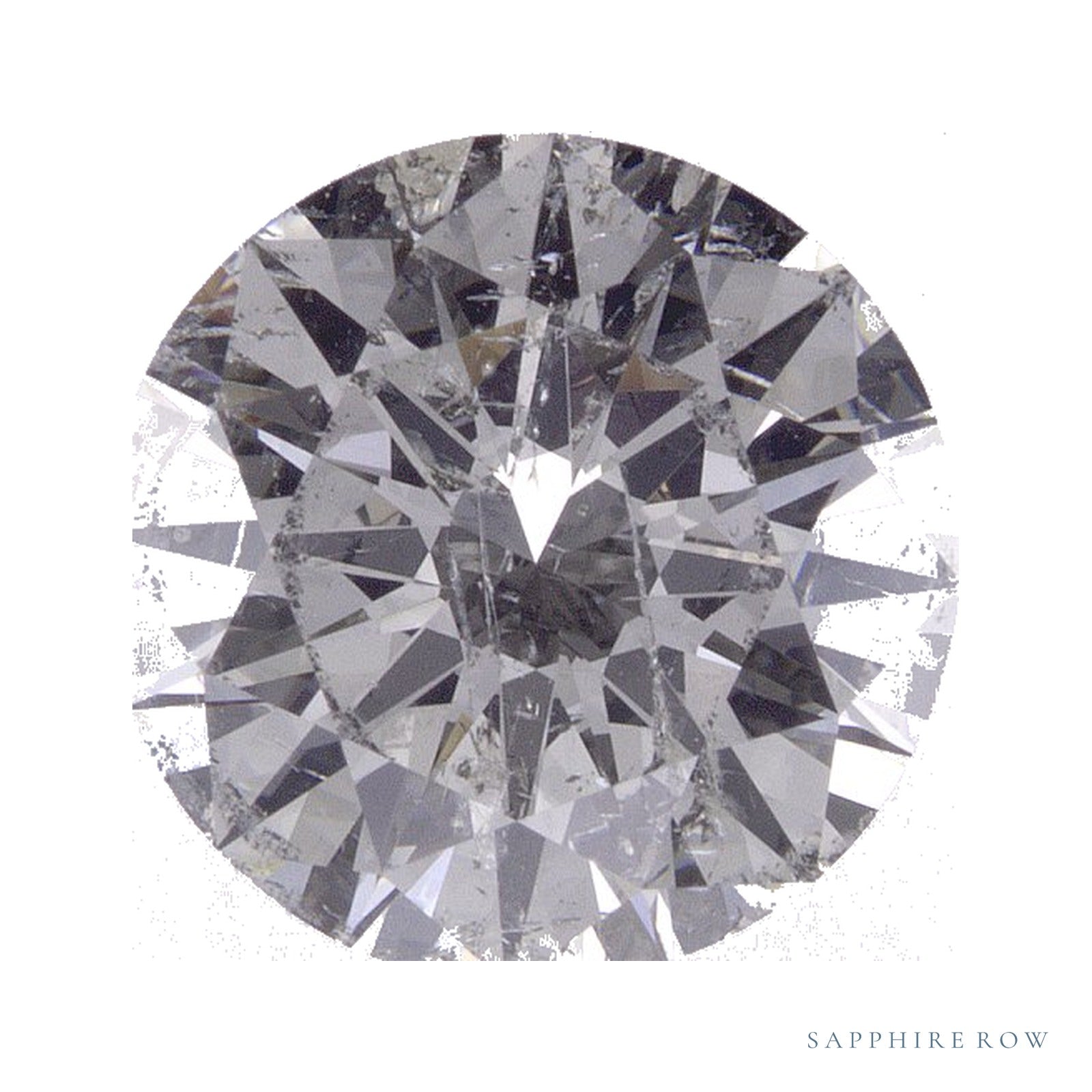 3.06 ct Round Natural Diamond – I I1 — Sapphire Row · cut · cut2 · cut3 · cut4
