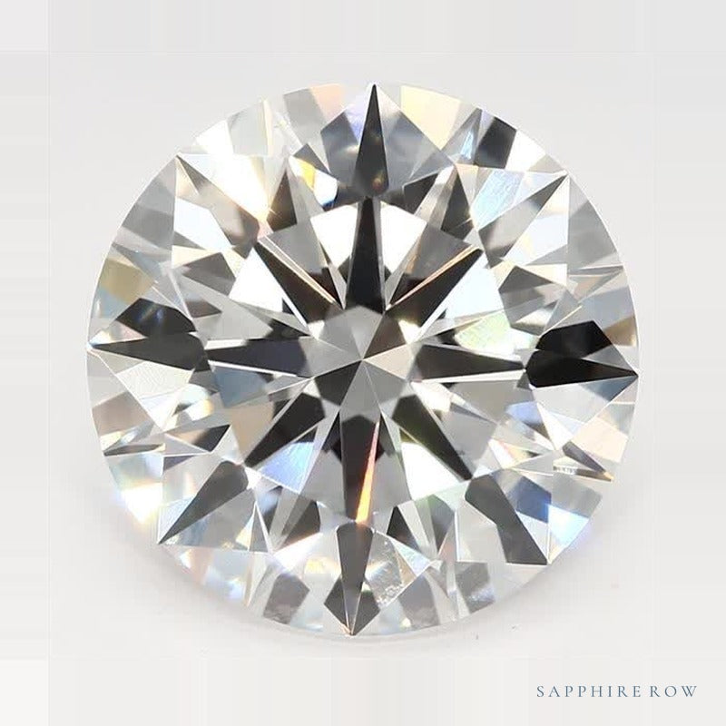 3.06 ct lab-grown diamond, round cut | Sapphire Row · cut7