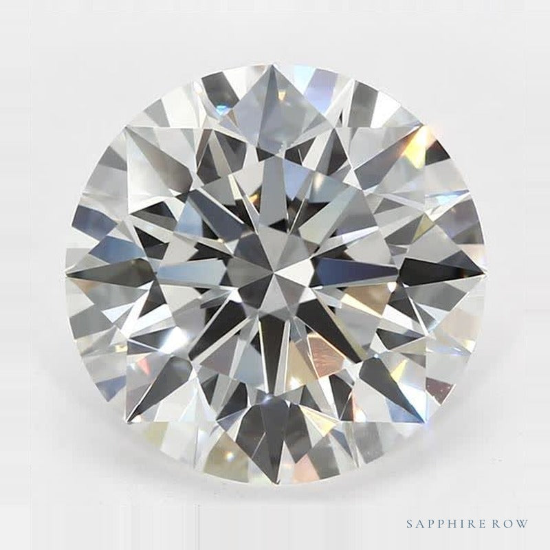 3.06 ct lab-grown diamond, round cut | Sapphire Row · cut7