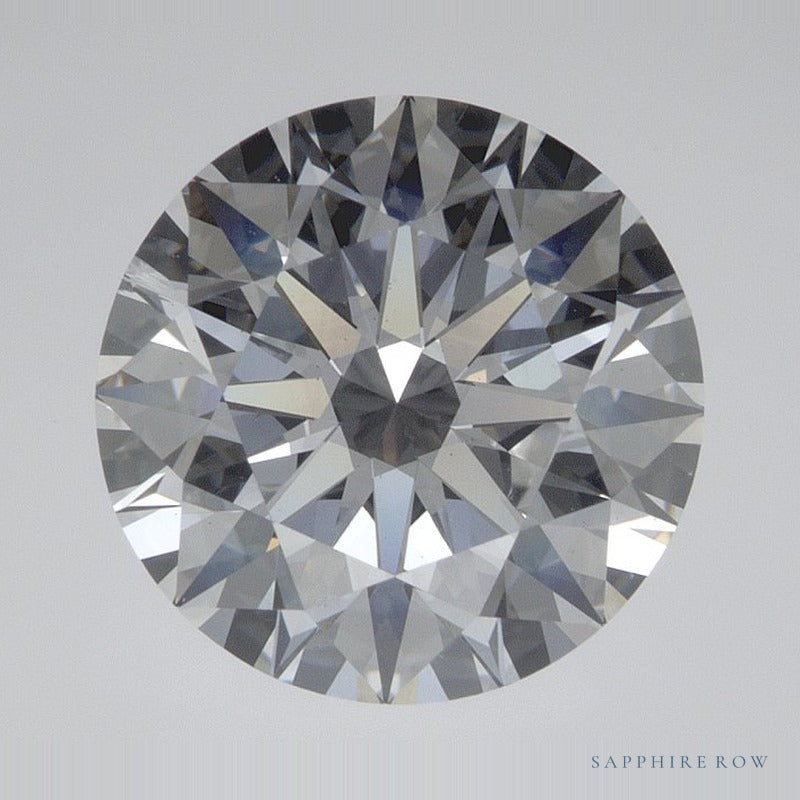 3.06 ct lab-grown diamond, round cut | Sapphire Row · cut7