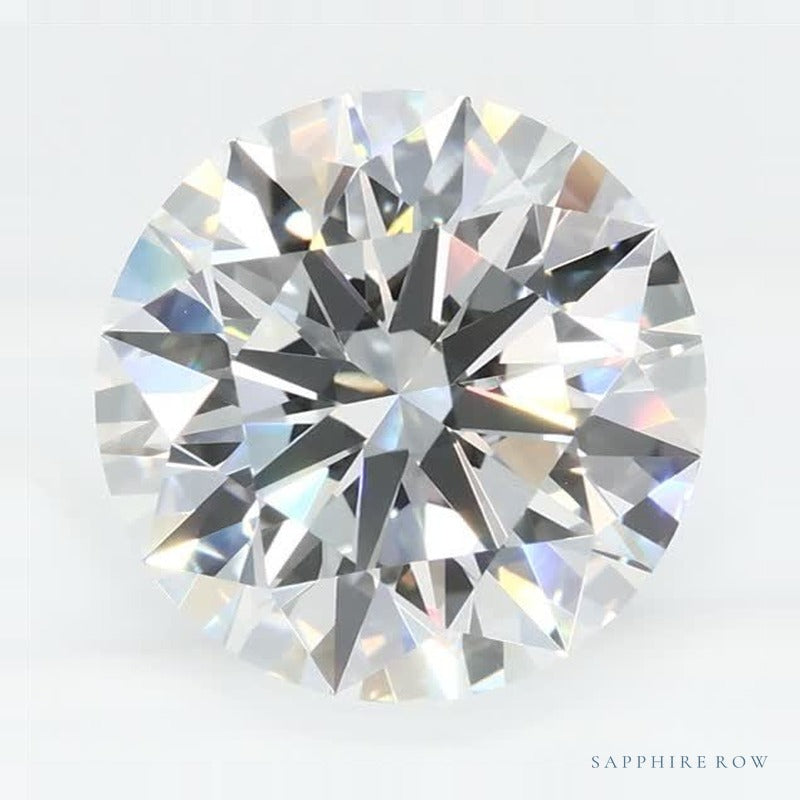 3.06 ct lab-grown diamond, round cut | Sapphire Row · cut7