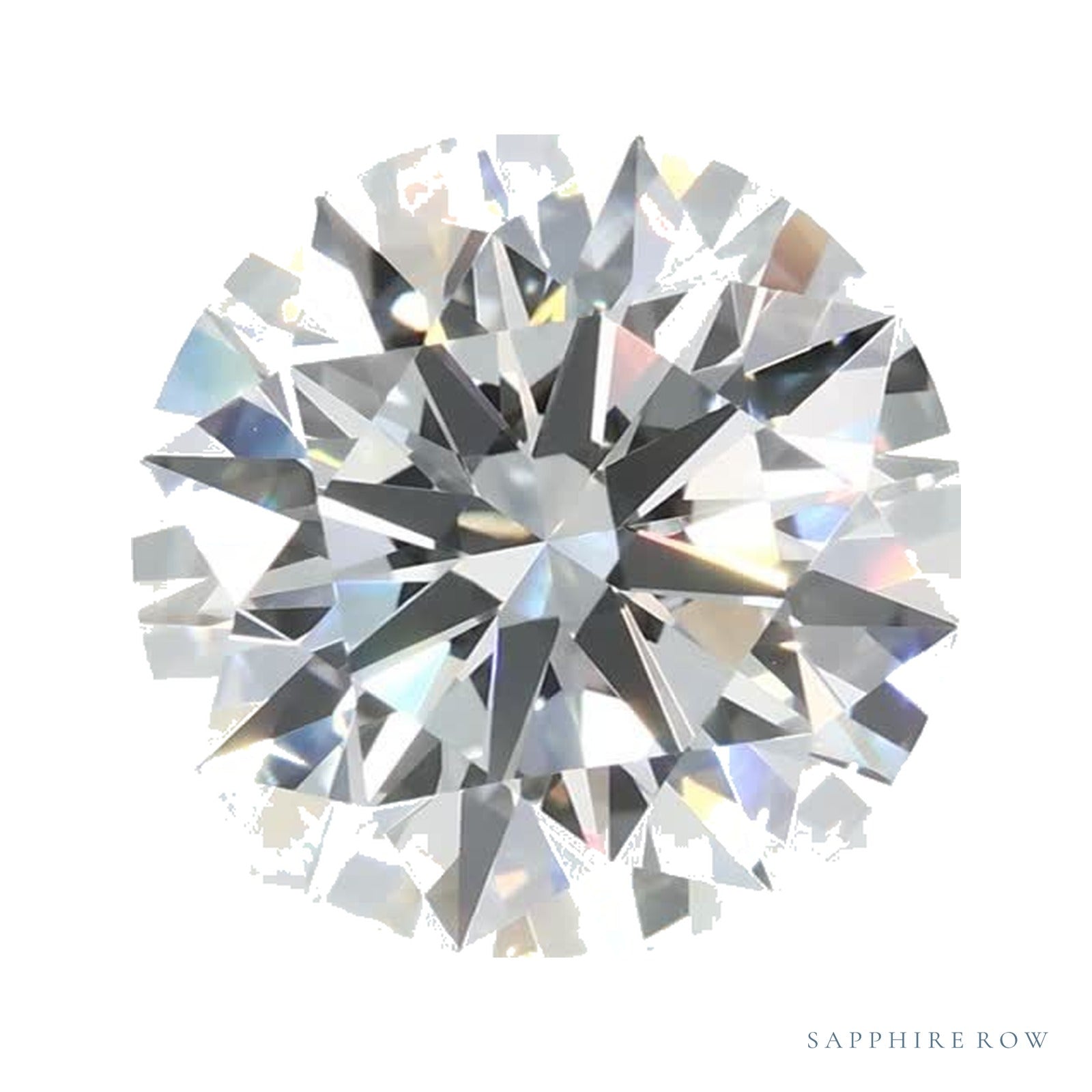 3.06 ct Round Lab-Grown Diamond – E VS1 — Sapphire Row · cut · cut2 · cut3 · cut4