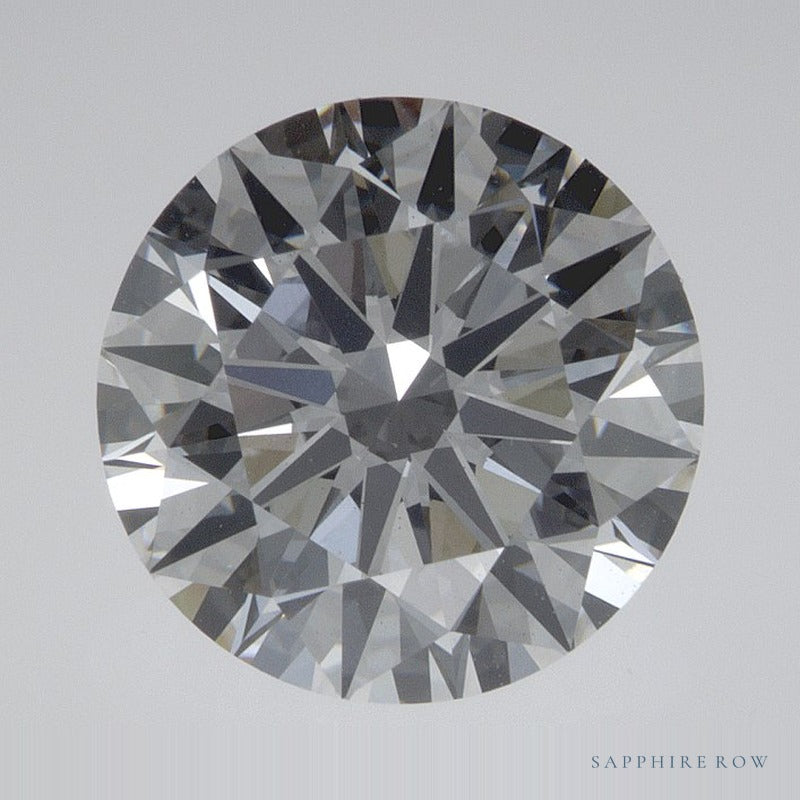 3.05 ct lab-grown diamond, round cut | Sapphire Row · cut7