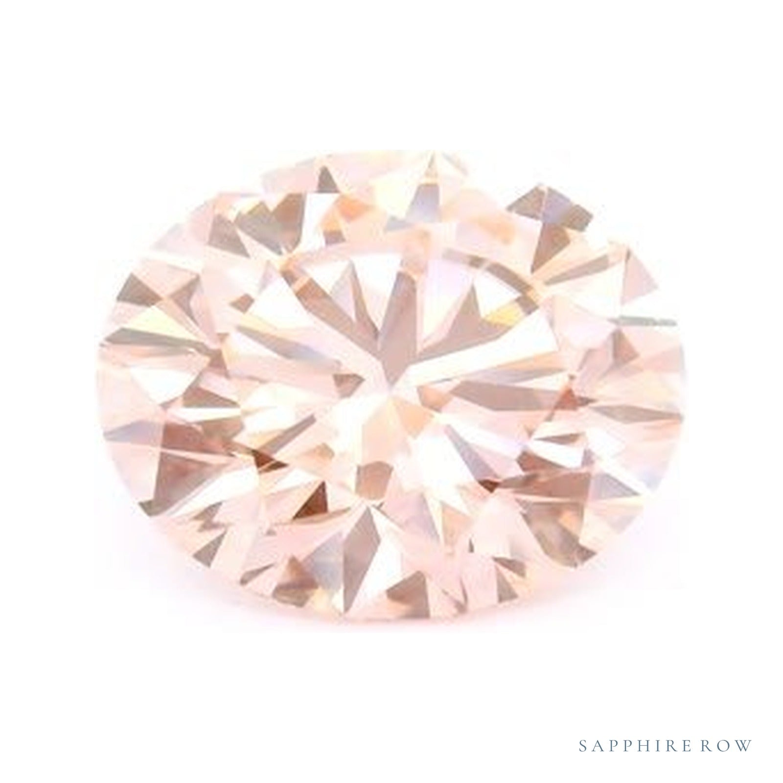 3.05 ct Round Lab-Grown Diamond – Fa VVS2 — Sapphire Row · cut2 · cut3 · cut4