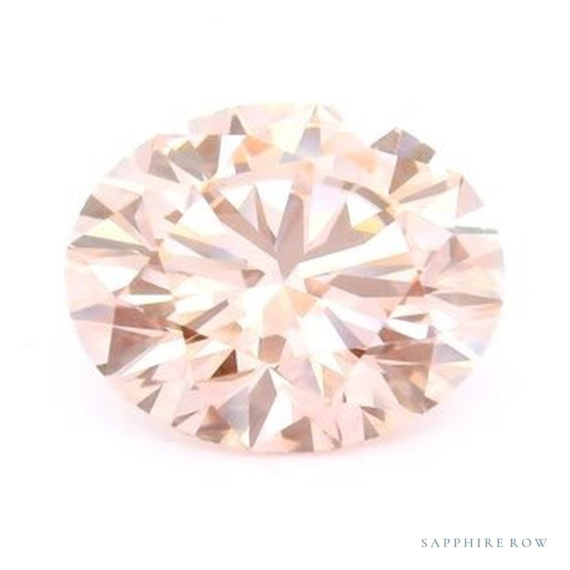 3.05 ct lab-grown fancy intense pink diamond, round cut | Sapphire Row · cut7