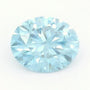 3.04 ct lab-grown fancy vivid blue diamond, round cut | Sapphire Row · cut7