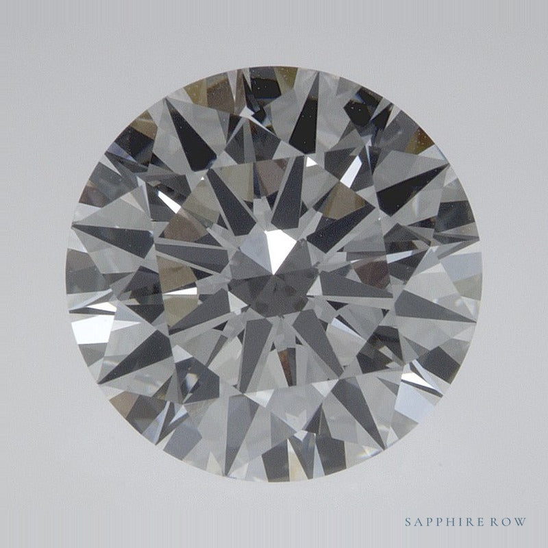 3.04 ct lab-grown diamond, round cut | Sapphire Row · cut7
